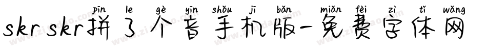 skr skr拼了个音手机版字体转换